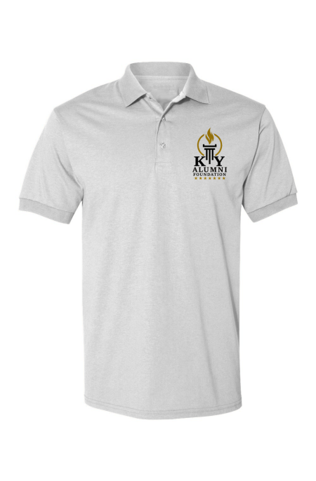 KY Foundation Embroidered Polo | White