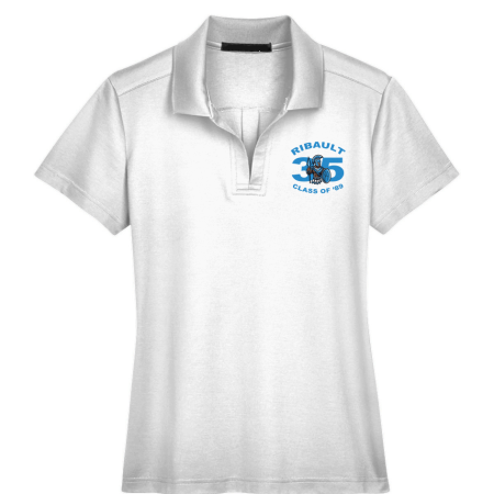 Women's Embroidered Polo | White