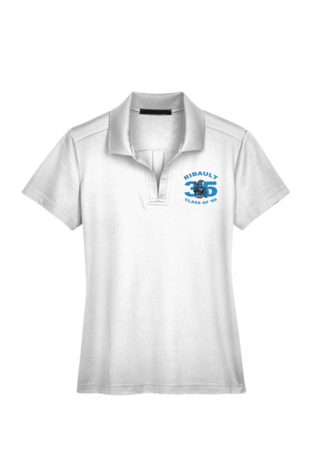 Women's Embroidered Polo | White