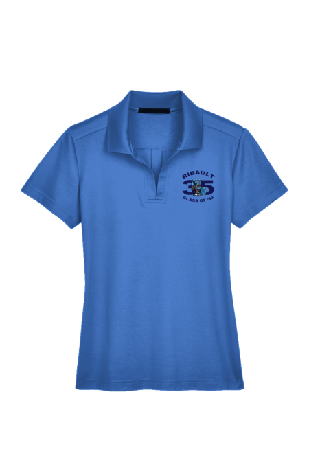 Women's Embroidered Polo | French Blue